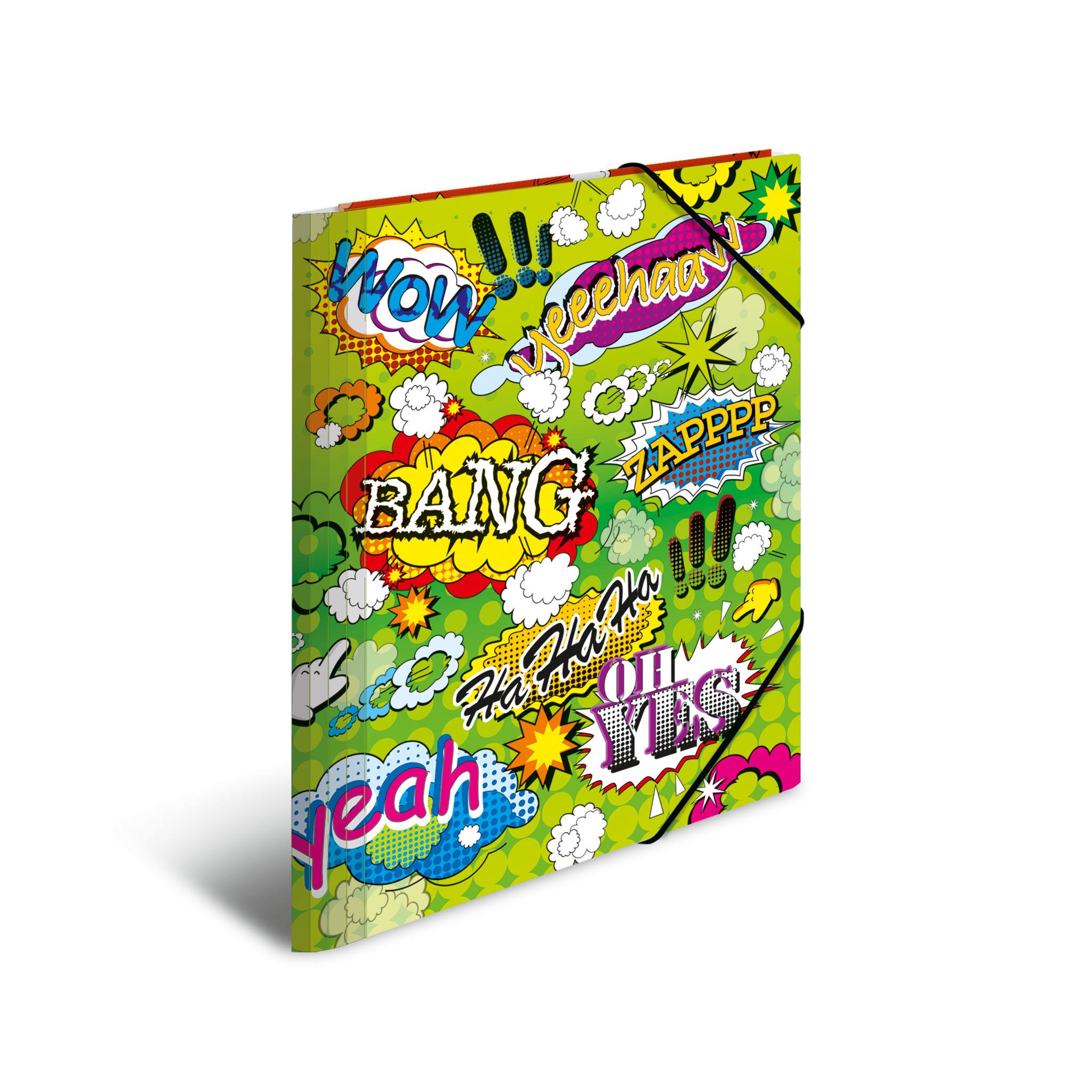 19375 - Konventioneller Dateiordner - A4 - Polypropylen (PP) - Mehrfarben - Porträt - Gummiband