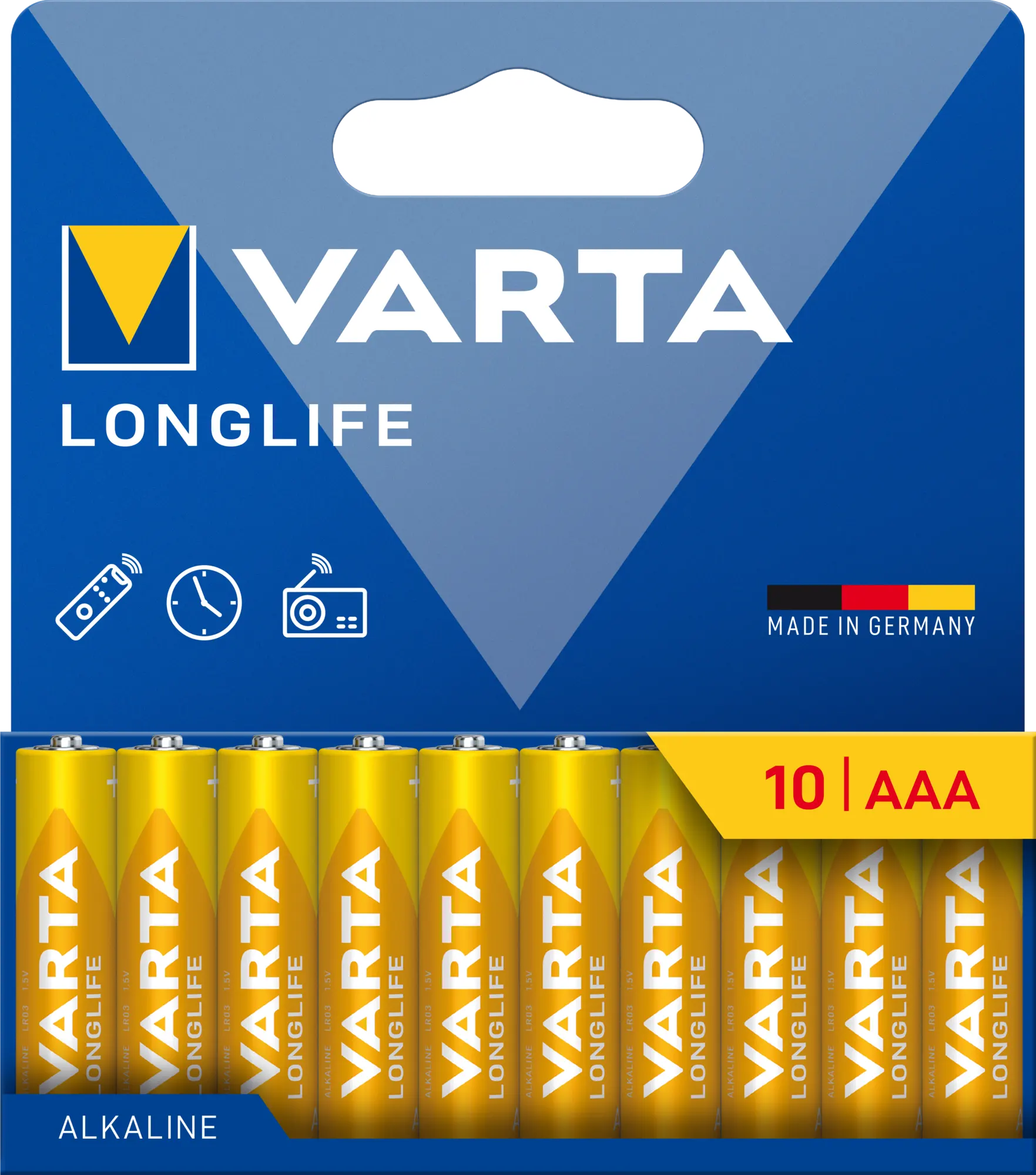 Batterie LONGLIFE  AAA NEU    10St.
