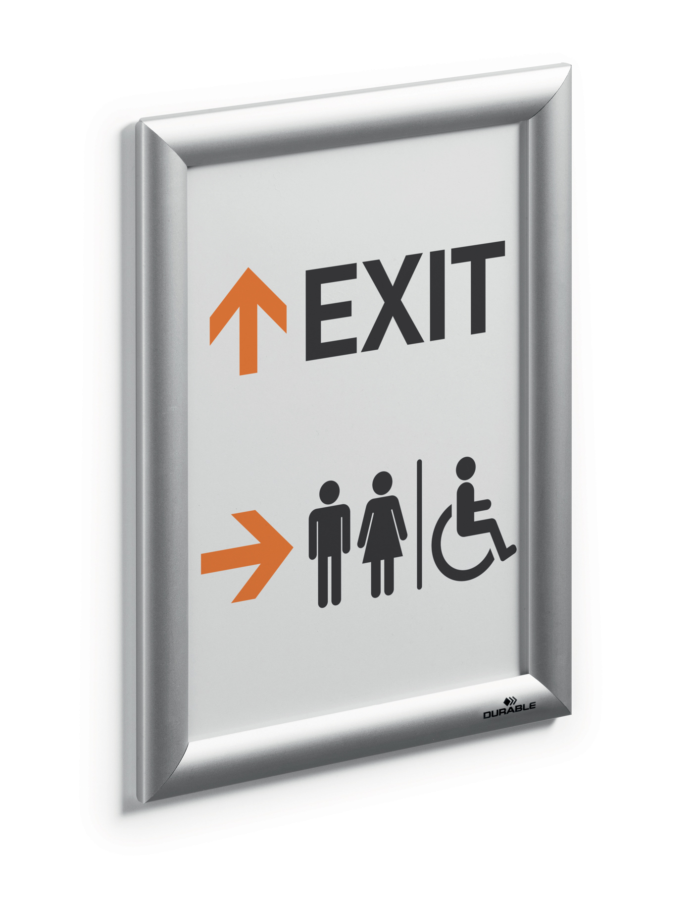 DURABLE Klapprahmen Aluminium A3 silber