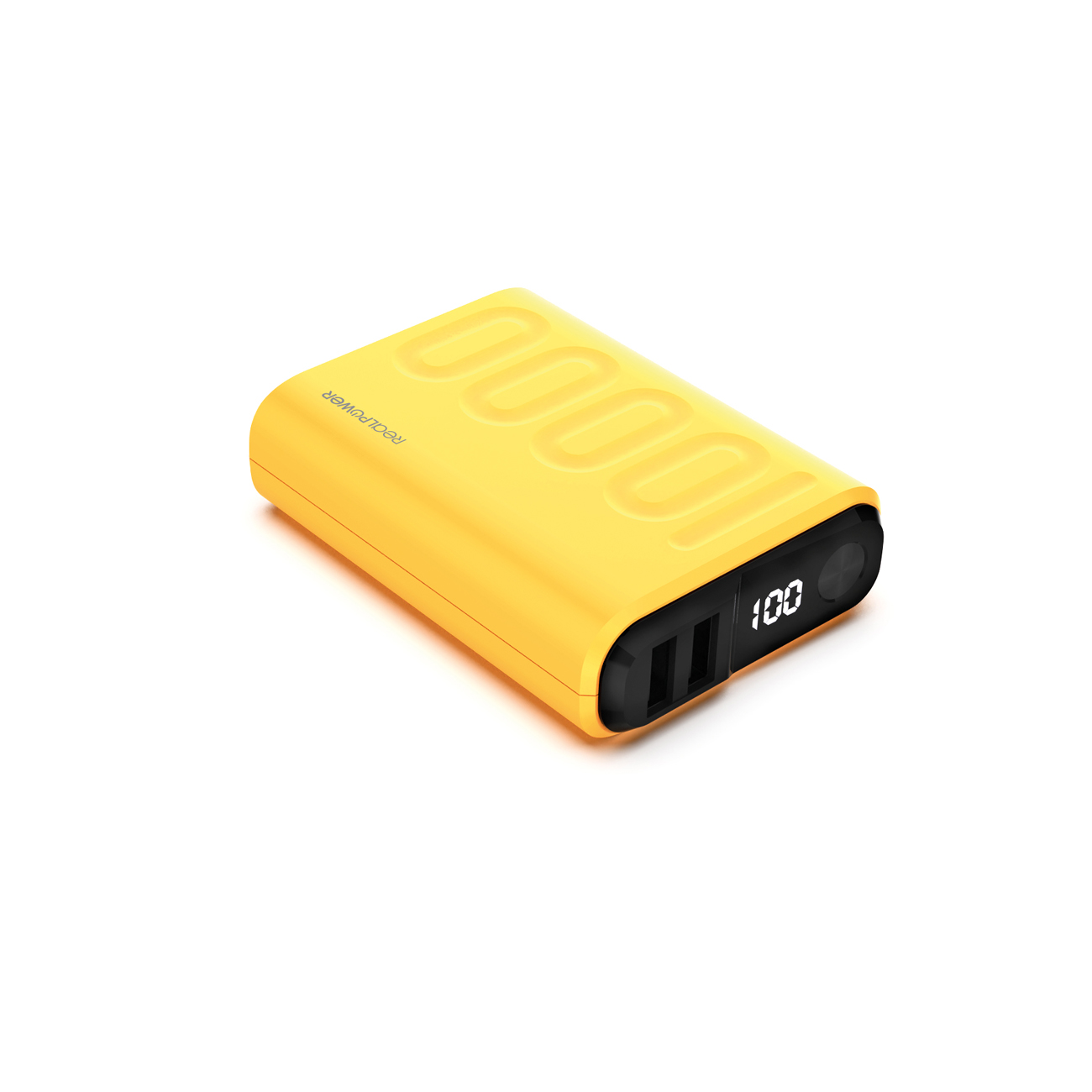 RealPower Powerbank PB-10000 Power Pack Gelb