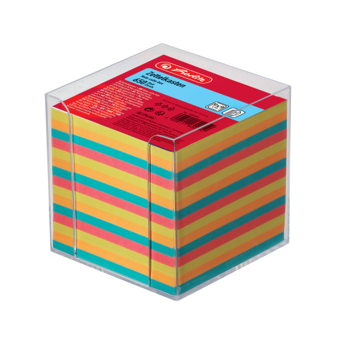 Zettelkasten Big 9 9x9x9cm 650Bl. vierfarb. transp.