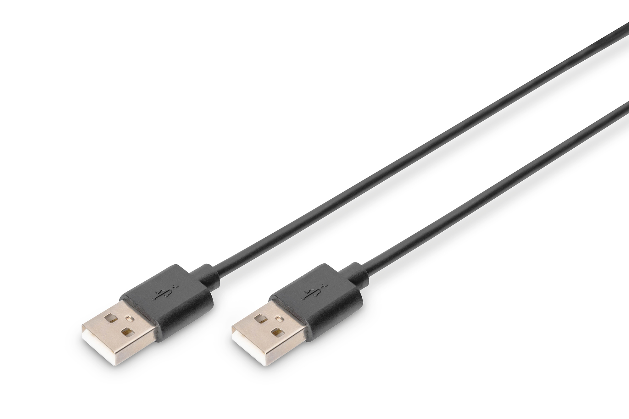 USB 2.0 Anschlusskabel, 1m, schwarz