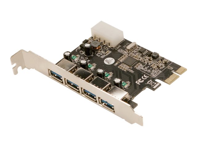 USB 3.0 4-Port PCI Express Card - USB-Adapter
