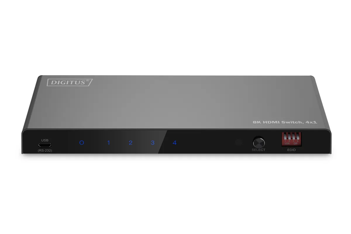 DS-55335 | HDMI 2.1 Switch 4x1 | 8K60 | 4K120 | 48 Gbit/s | HDR | Audio Extractor