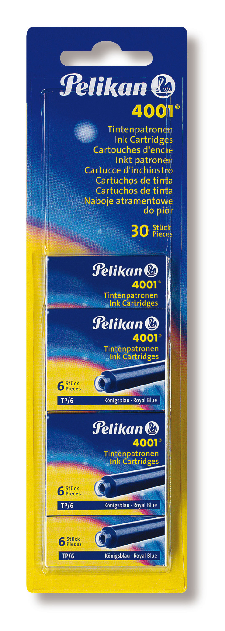 Tintenpatrone 4001 TP/6-5B k.-blau Blister