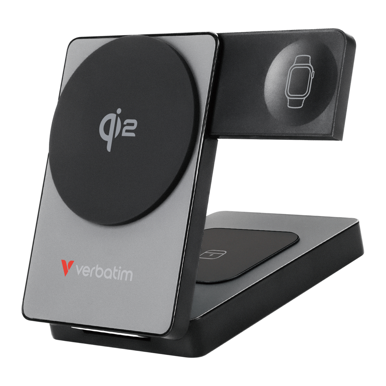 Charge´n´Go Qi2 Power Bank 5000 mAh grey