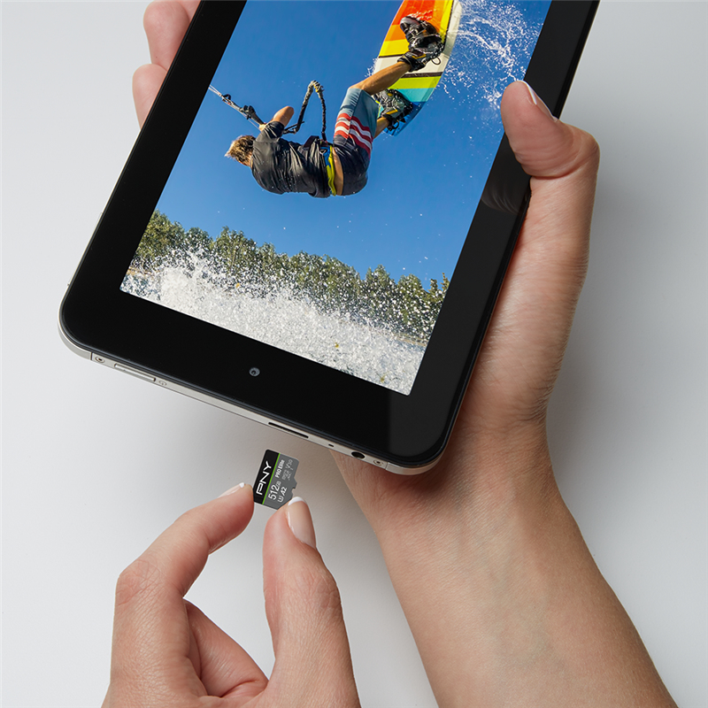 PNY PRO Elite - Flash-Speicherkarte (microSDXC-an-SD-Adapter inbegriffen)