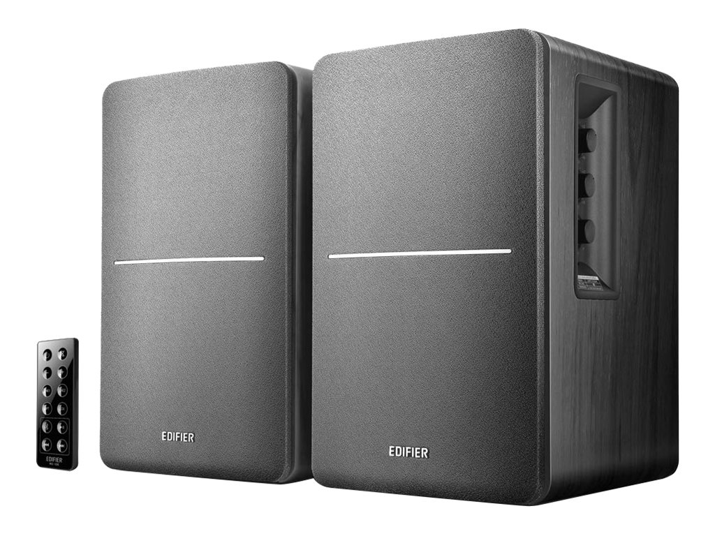 R1280DB Aktivlautsprecher | Bluetooth 5.1 | 42 Watt RMS | Optical In | Schwarz