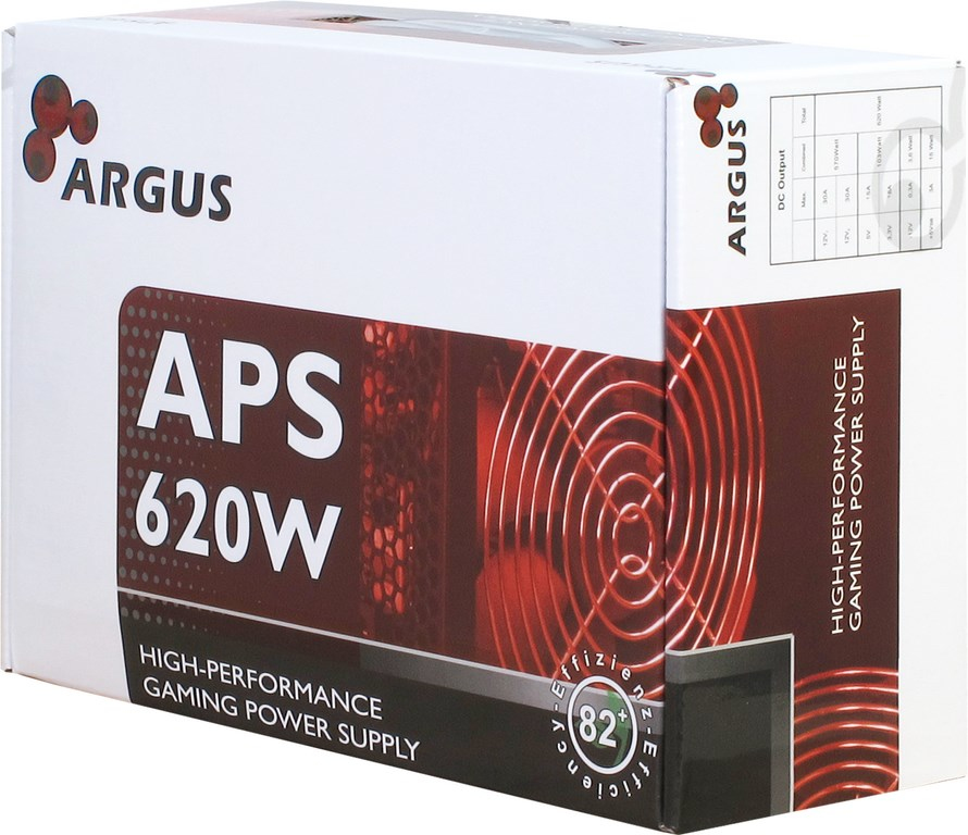 Argus APS-620W - Netzteil (intern) - ATX12V 2.31