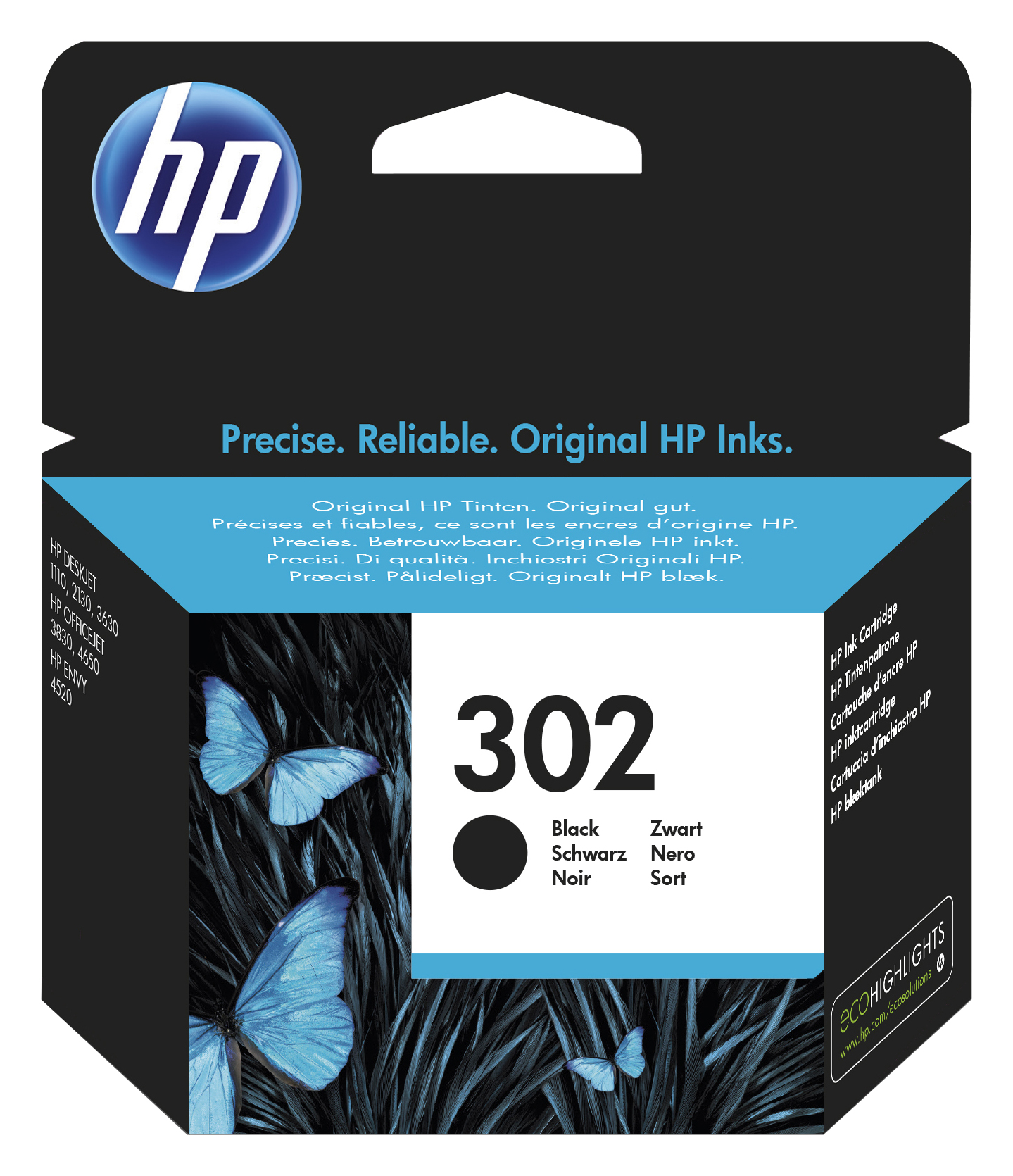 HP 302 - 3.5 ml - Schwarz - Original - Tintenpatrone