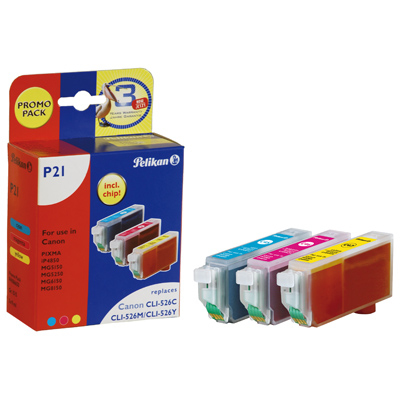 Promo Pack - Gelb, Cyan, Magenta - kompatibel