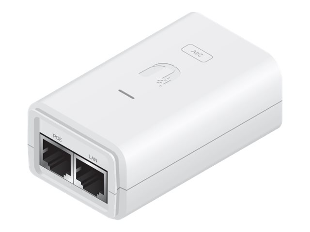 POE Injector, 24VDC,  7W, Gigabit Port, weiss