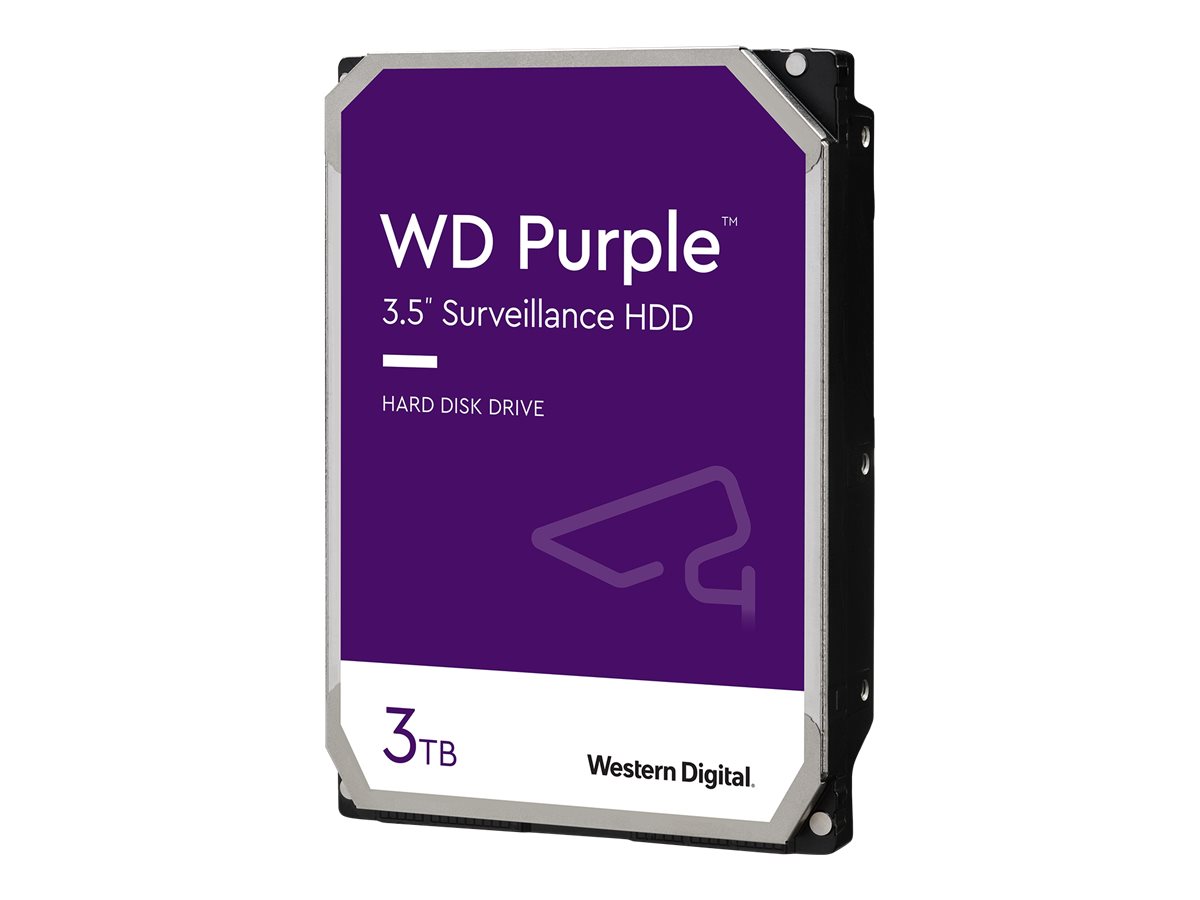 Purple WD33PURZ - Festplatte - 3 TB - Überwachung - intern - 3.5" (8.9 cm)