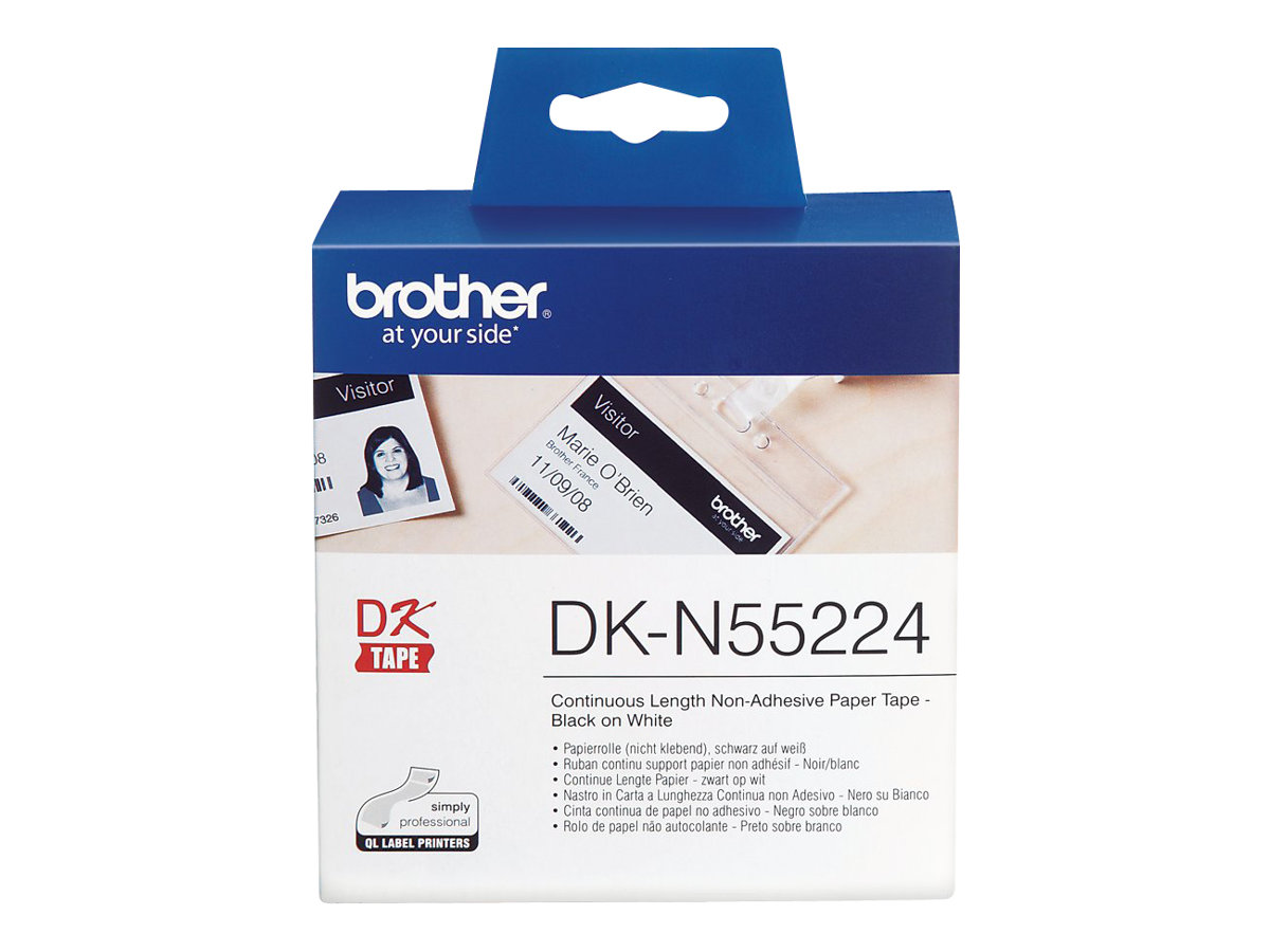 aHR0cDovL2Nkbi5jbmV0Y29udGVudC5jb20vZGQvYTEvZGRhMTYyZmQtMTc3Yy00Mzc5LTgwYTAtYTJjNmRlNDEzMmNiLmpwZw Brother DKN55224 - Papier - Schwarz auf Weiß - Rolle (5,4 cm x 30,5 m)