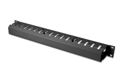 Rangierpanel 1HE Abnehmbare Rückblende schwarz